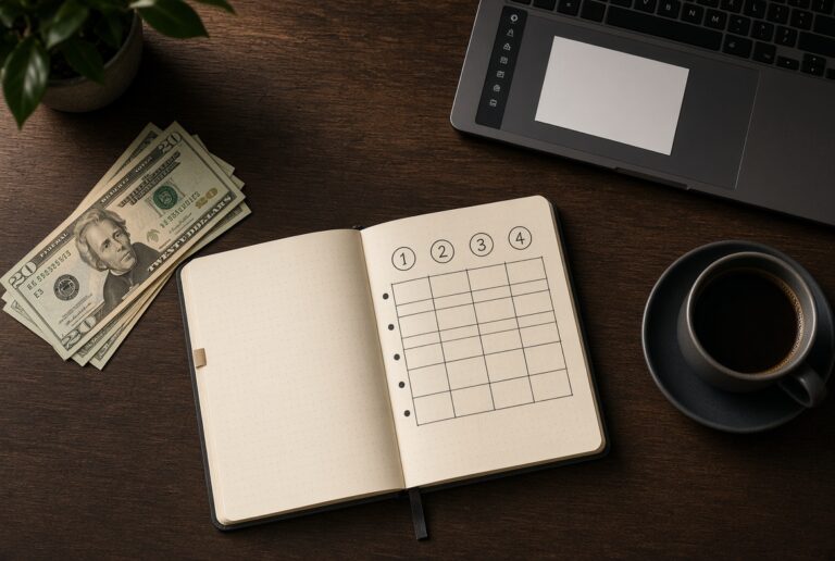 save $500 in 30 days startup budget plan for a first online business