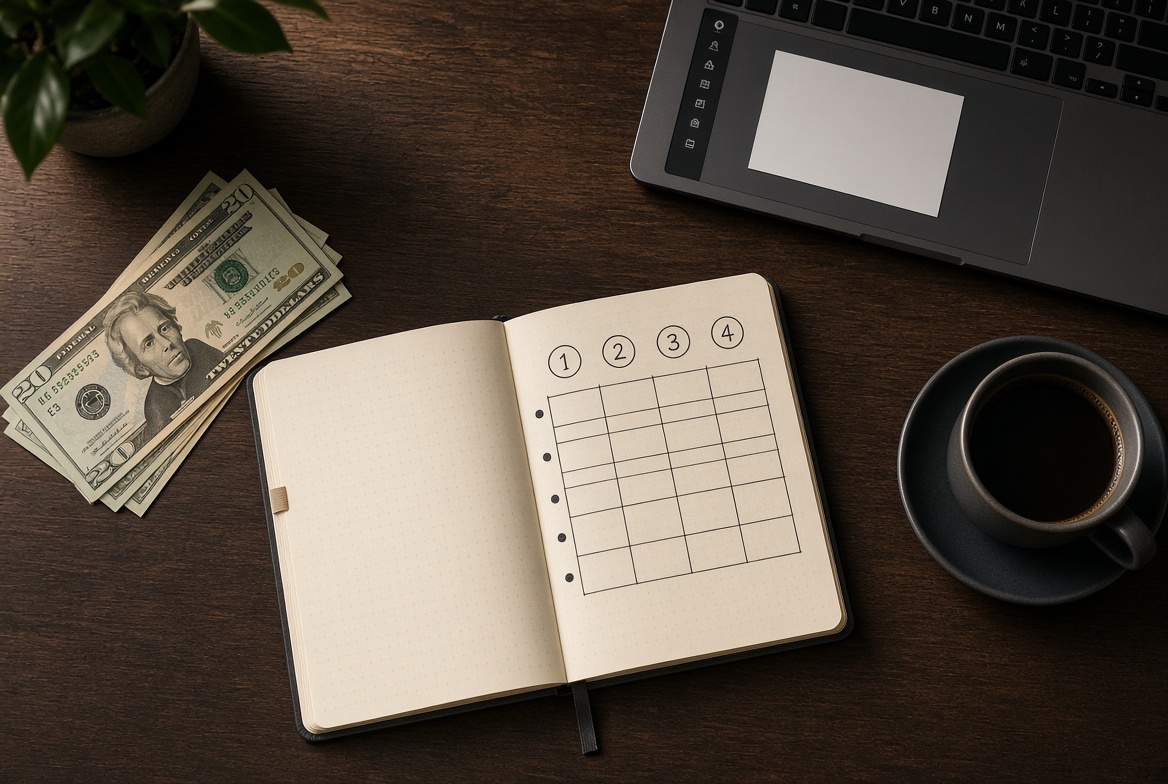 save $500 in 30 days startup budget plan for a first online business