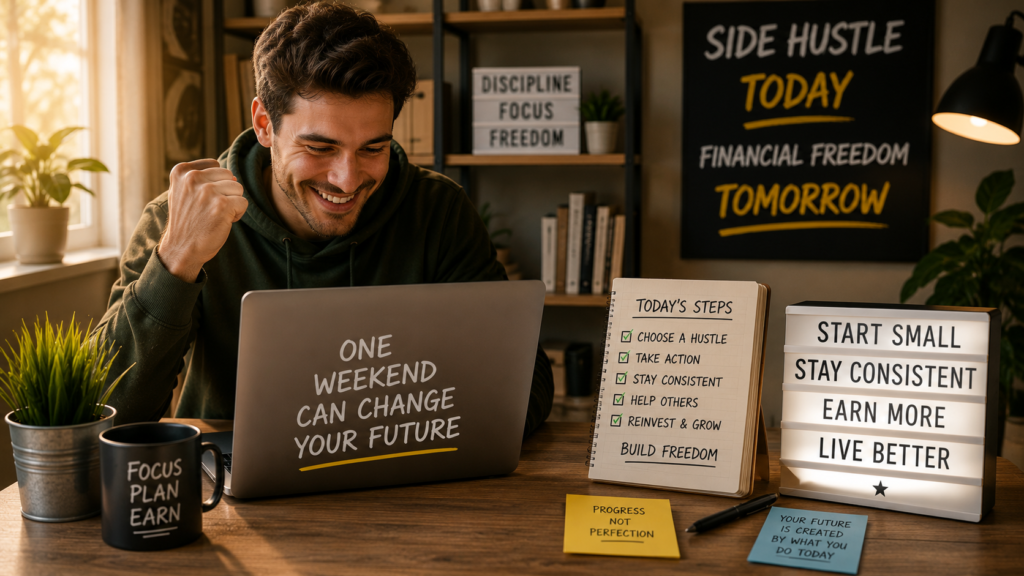 selling unused items online as a quick zero-investment side hustle