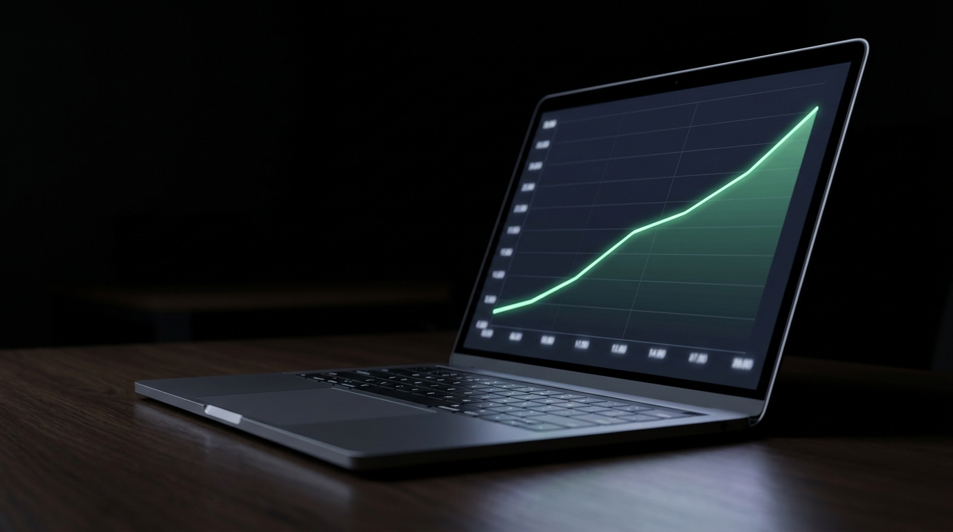 checking blog traffic and earnings in an analytics dashboard