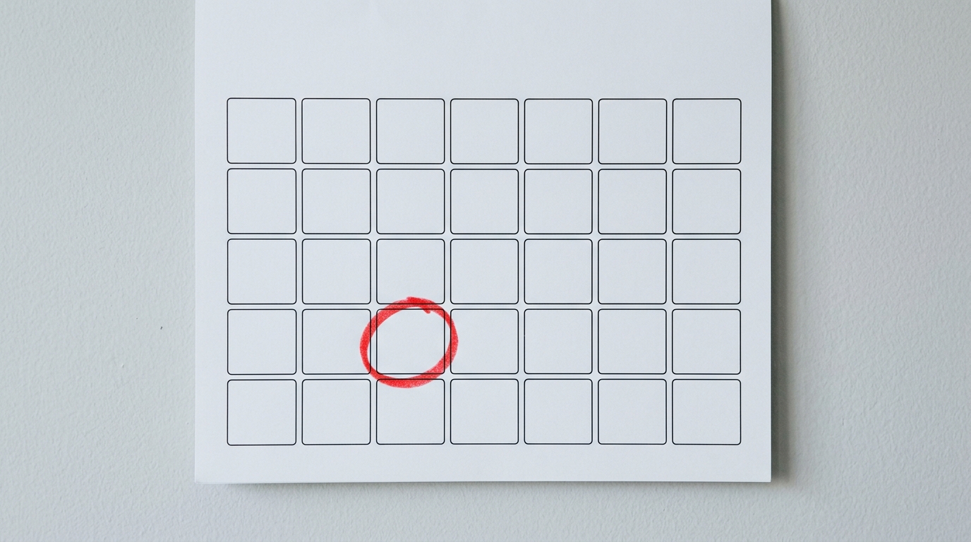 setting review criteria in advance instead of deciding on a bad day