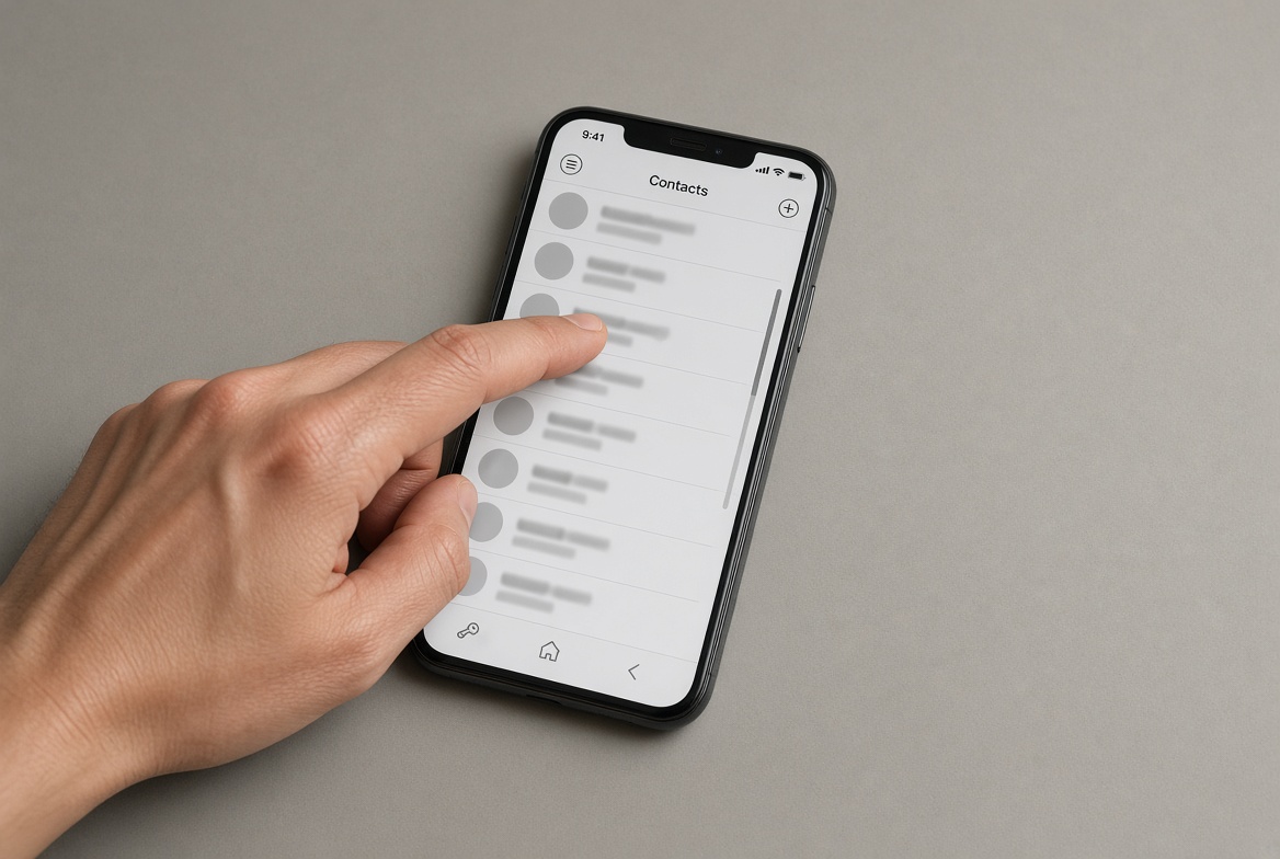 Reviewing dormant professional contacts rather than seeking new connections